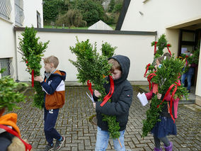 Palmsontag in St. Crescentius - Beginn der Heiligen Woche (Foto: Karl-Franz Thiede)